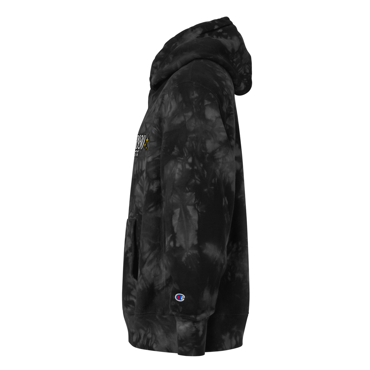 Classic Logo Champion tie-dye hoodie